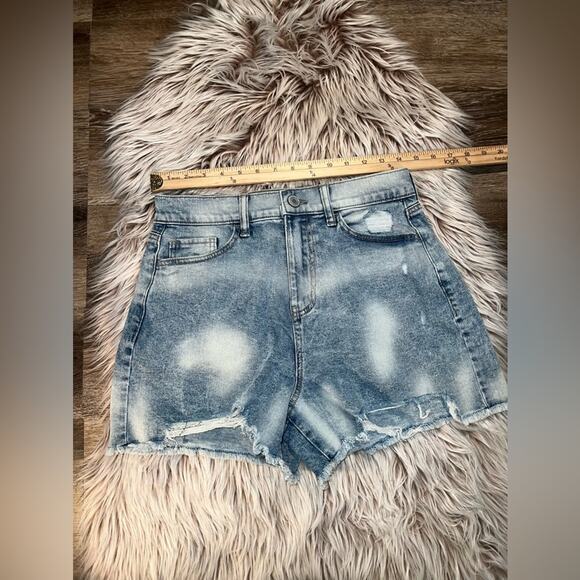 SO women’s high rise boyfriend midi jeans shorts - Picture 4 of 9